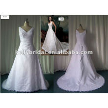korean satin lace beaded bridal dress bridesmaid dress